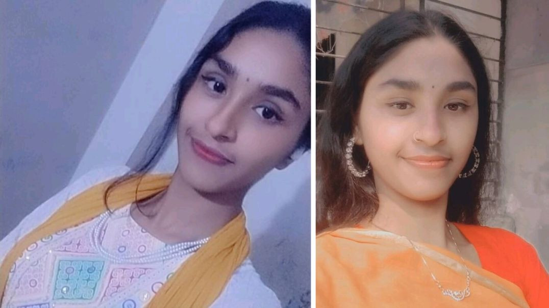 Bangladeshi cute young girl showing uncut
