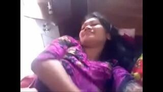 Boyfriend exposing lovers boobs sucking hard
