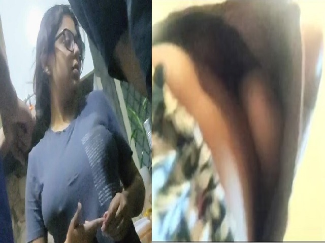 Sister no bra shows big boobs bro keeping